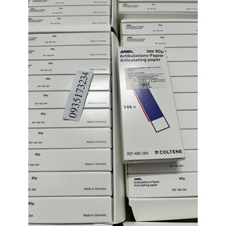 Giấy cắn Hanel 2 mặt xanh đỏ 80µm