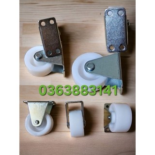 Bánh xe Trắng 1 hướng ( bộ 4 bánh)