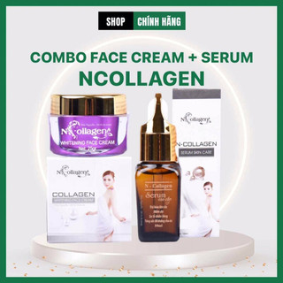 Combo kem face tím +serum ncollagen
