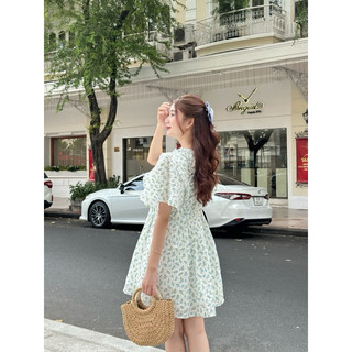 ĐẦM BABYDOLL HOA BÈO NGỰC