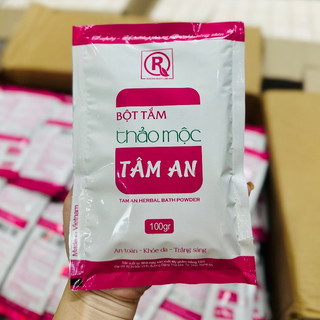 Bột tắm trắng thảo mộc Tâm An gói 100g, mua 4 gói tặng 1 gói