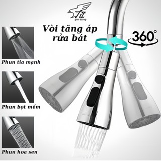 Vòi xịt nước rửa bát, xịt nước rửa chén, bơm dầu rửa bát, hút nước rửa bát gắn bồn rửa xoay 360 độ