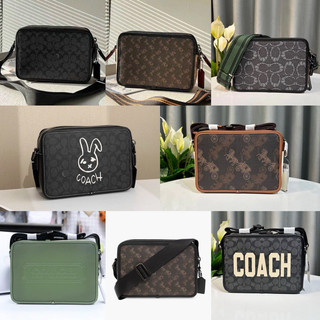 Túi C0ach Charter Crossbody 24 hoạ tiết cổ điển