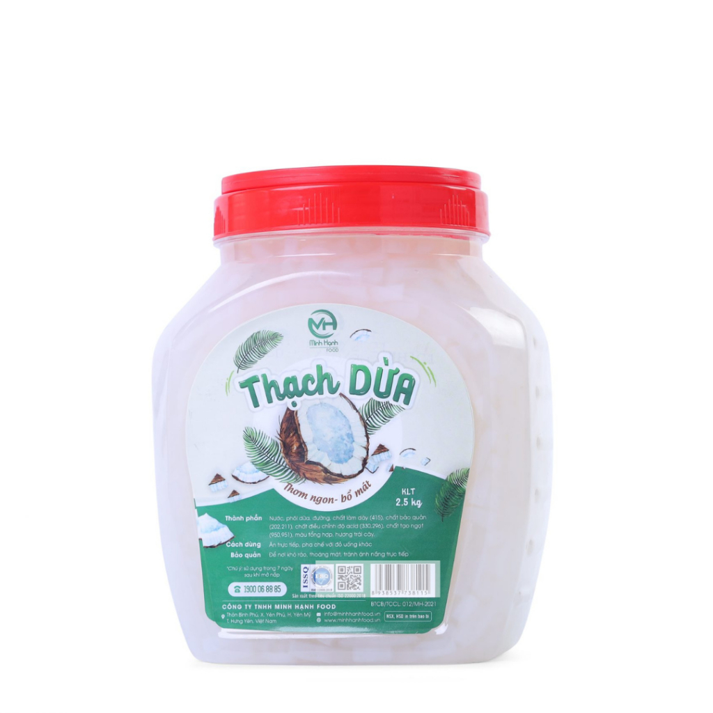 Thạch dừa Minh Hạnh hũ 2kg5