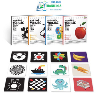 Sách - Bộ Thẻ Flashcard Kích Thích Thị Giác Cho Bé Phát Triển Não Bộ