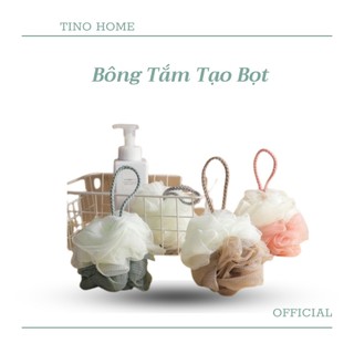 Bông Tắm Tạo Bọt Nhiều Màu Sắc Loại Bỏ Bụi Bẩn Dễ Dàng Sử Dụng TVQ Store
