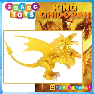 Đồ chơi Xếp hình vua rồng King Ghidorah quái vật ngoài không gian Godzilla King Of The Monsters Minifigures PRCK GXL050