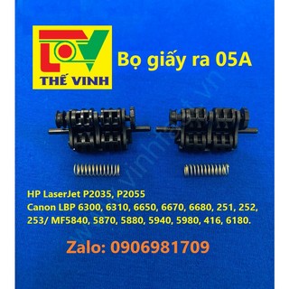 Bọ giấy ra 05a, hp 2035 - 2055 ,canon 251 - 252 - 6650 - 6670 - 6680.....