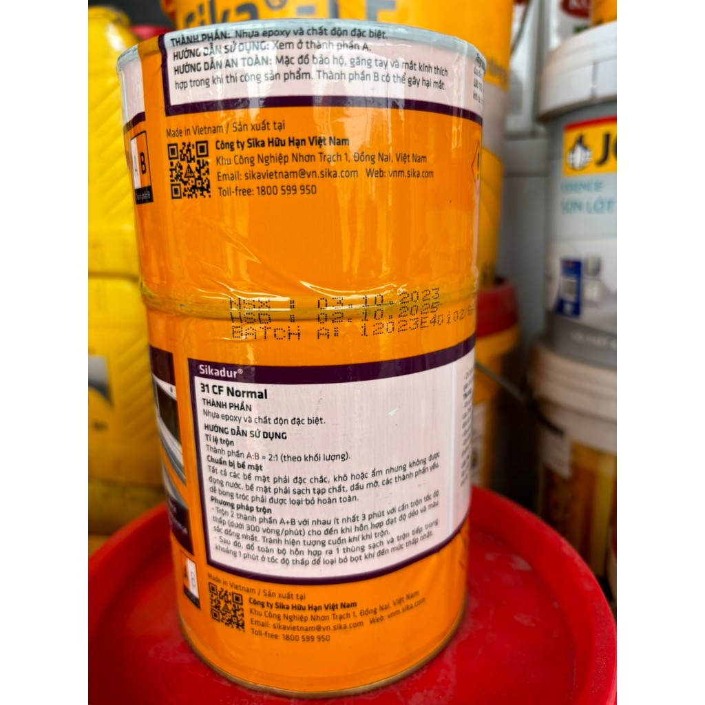 Sikadur 31 CF Norma. Chất kết nối thép và bê tông gốc nhựa epoxy 2 thành phần