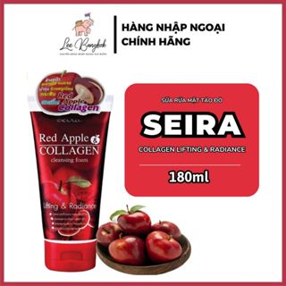 [Chuẩn Thái] Tuýp Sửa Rửa Mặt Táo Đỏ Seira Red Apple Collagen Cleansing Foam Giúp Trắng Da Ngăn Ngừa Lão Hóa 180ml