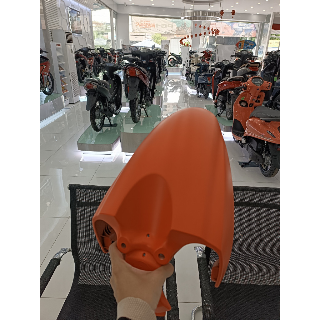BỘ MỎ DÈ MÀU CAM GRANDE 2021 B8AF151100PF + 2 tem B8AF15697000 ABS HÀNG CHÍNH HÃNG YAMAHA VN, CÓ BÁN