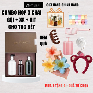 Combo dầu gội bưởi , dầu xả và tinh dầu bưởi vi jully giảm rụng, mọc tóc