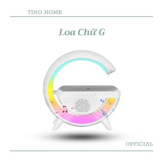 Loa Bluetooth Chữ G Kết Nối Điện Thoại Thiết Kế Thông Minh Tích Hợp Đèn Led, Sạc Không Dây Tiện Lợi GVQ.Store