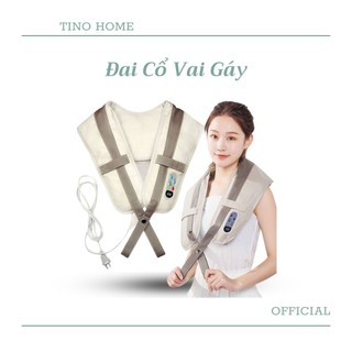 Đai Massage Cổ Vai Gáy Giảm Mệt Mỏi Căng Thẳng Thiết Kế Cao Cấp An Toàn Sử Dụng Tại Nhà (TVQ.Store)