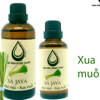 Tinh dầu sả JAVA nguyên chất Ngọc Tuyết 130ml - nồng đậm, xua côn trùng