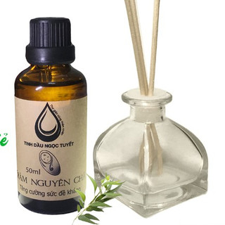 Combo tinh dầu tràm nguyên chất 30ml CỘNG lọ sậy khuếch tán Ngọc Tuyết TẶNG sậy khuếch tán tinh dầu