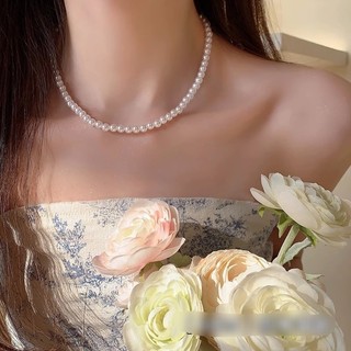 Vòng cổ kết ngọc dáng ngắn