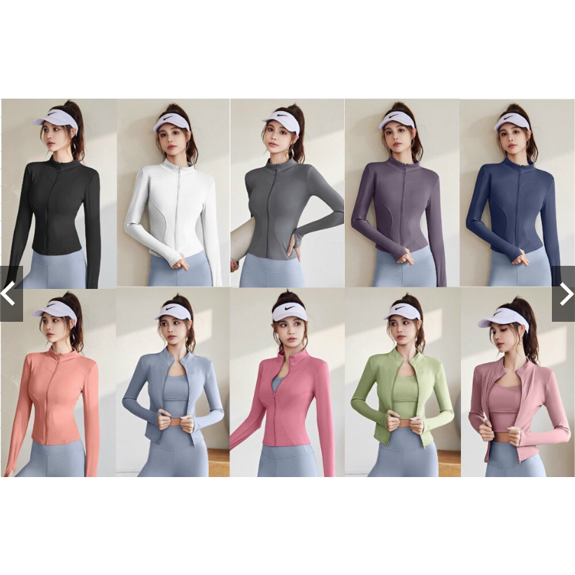 Áo Khoác Tập Gym Nữ, Áo Khoác Chống Nắng Thể Thao Yoga Ôm Sát Co Giãn Thấm Hút Mồ Hôi | BigBuy360 - bigbuy360.vn