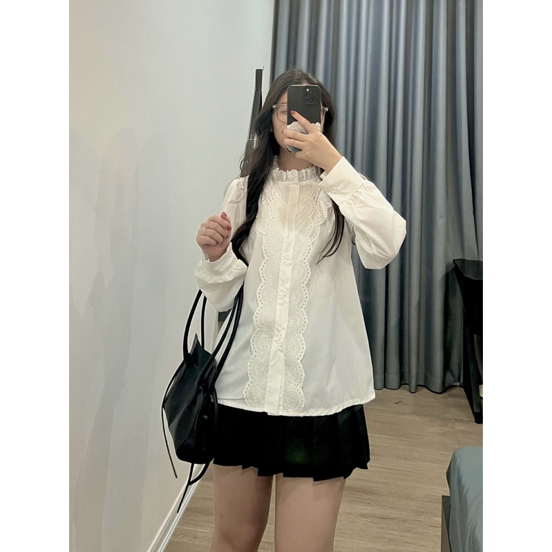 QDSTORE - Áo sơ mi tiểu thư cách điệu