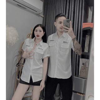 ♨️SƠ MI NAM NỮ CHẤT VẢI ĐŨI TAY NGẮN HOT LÊN FORM MẪU MẶC ĐI CHƠI ĐI TIỆC TRENDDY ✅