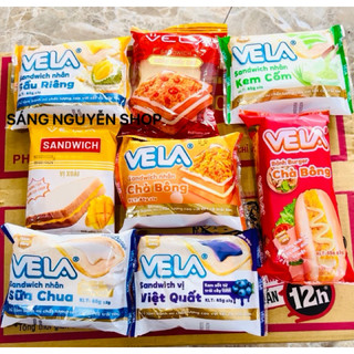 Bánh VeLa Sandwich 45gr cho bữa ăn sáng ( Có đầy đủ các vị )