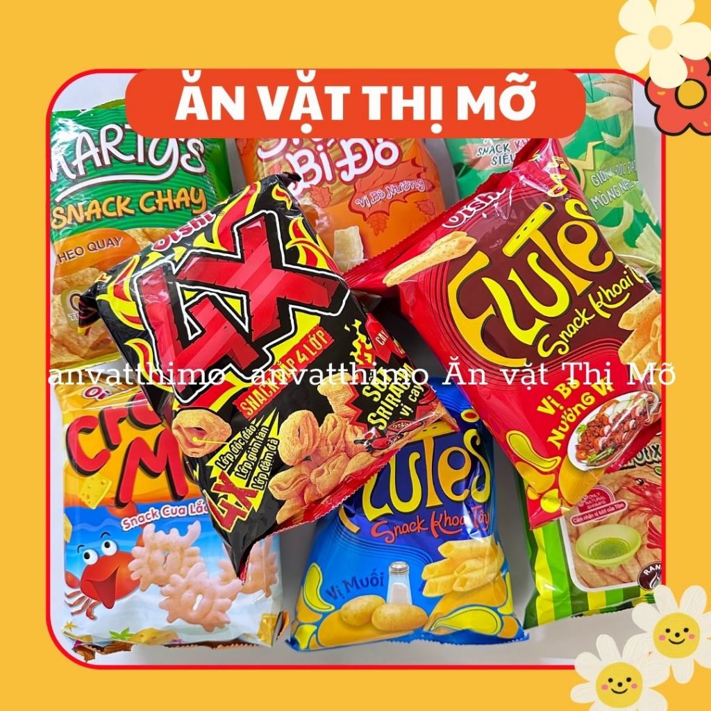 Bim bim oishi (GÓI 32G) đủ 26 vị lựa chọn- Ăn vặt Thị Mỡ