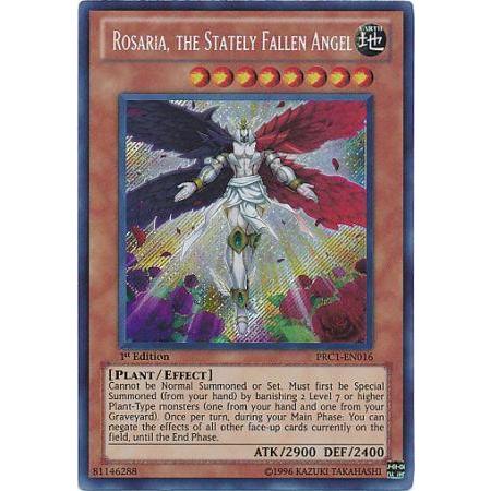 Thẻ bài Yugioh - TCG - Rosaria, the Stately Fallen Angel - PRC1-EN016 - Secret Rare