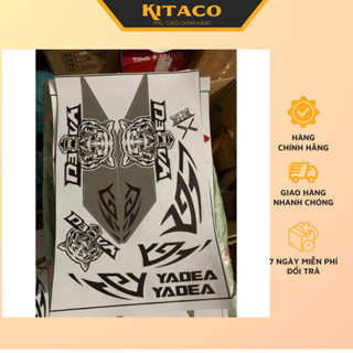 [Tặng 1 tem gấu râu] Tem hổ yadea dán xe xmen độ chất liệu xịn 3 lớp 1 năm không bong tróc bay màu