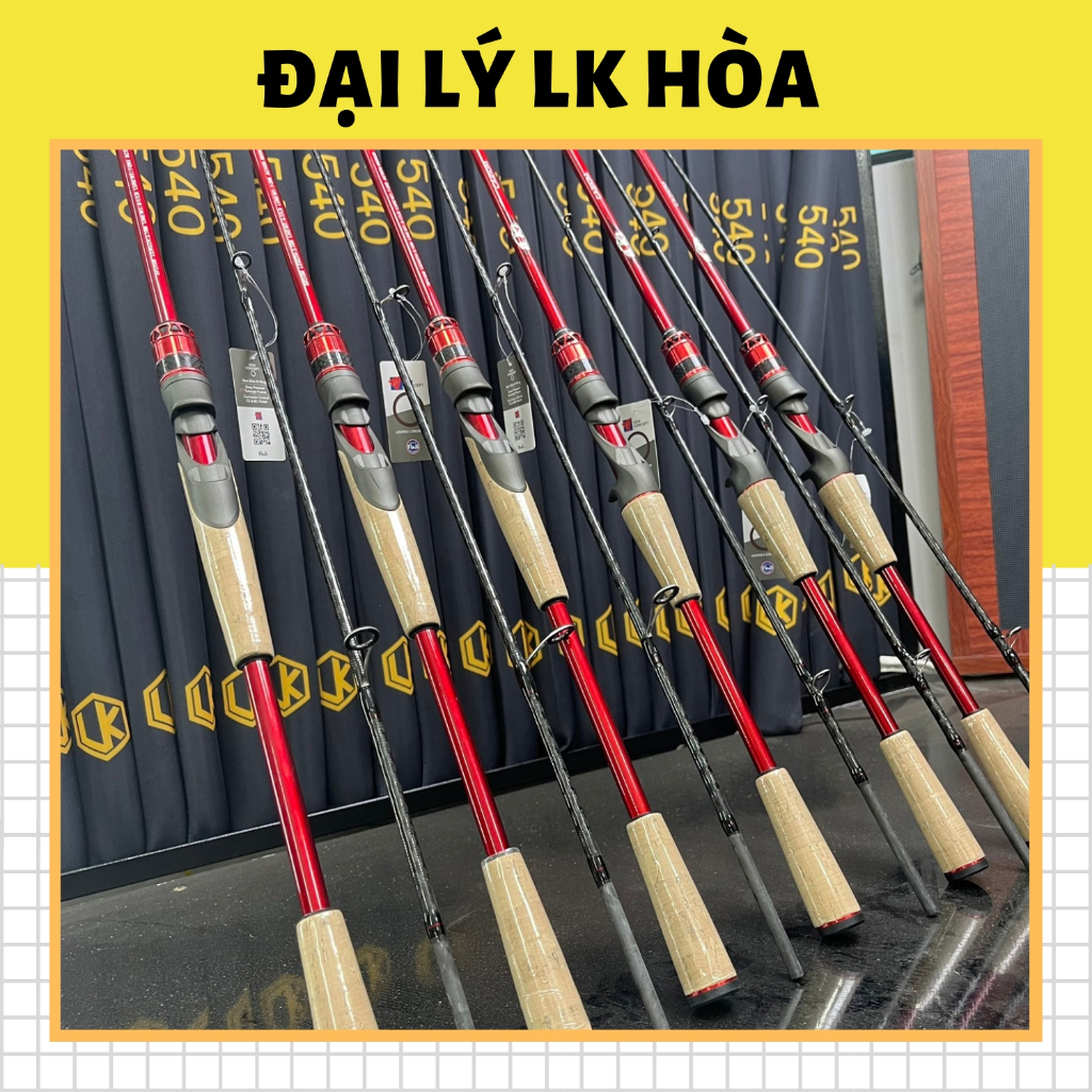 [TẶNG 01 DÙ LK X8] Cần Chuyên Lure LK Hòa tải khỏe, trọng lượng nhẹ, khoen Fuji chính hãng