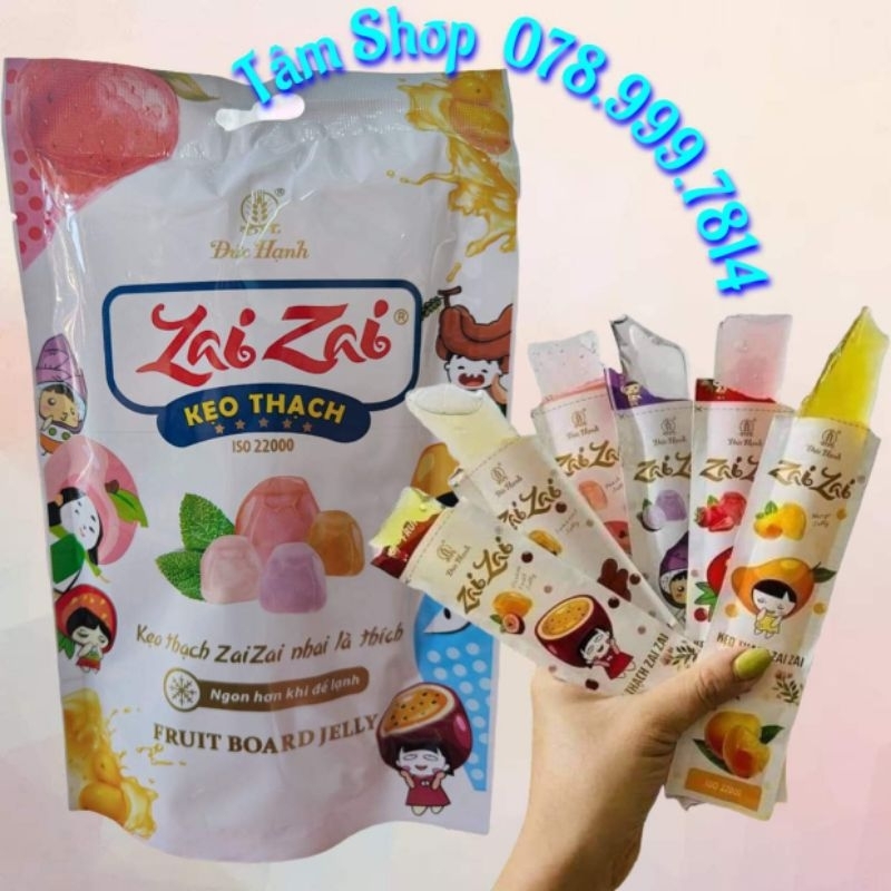 KẸO THẠCH ZAI ZAI ĐỨC HẠNH (GÓI 320G)
