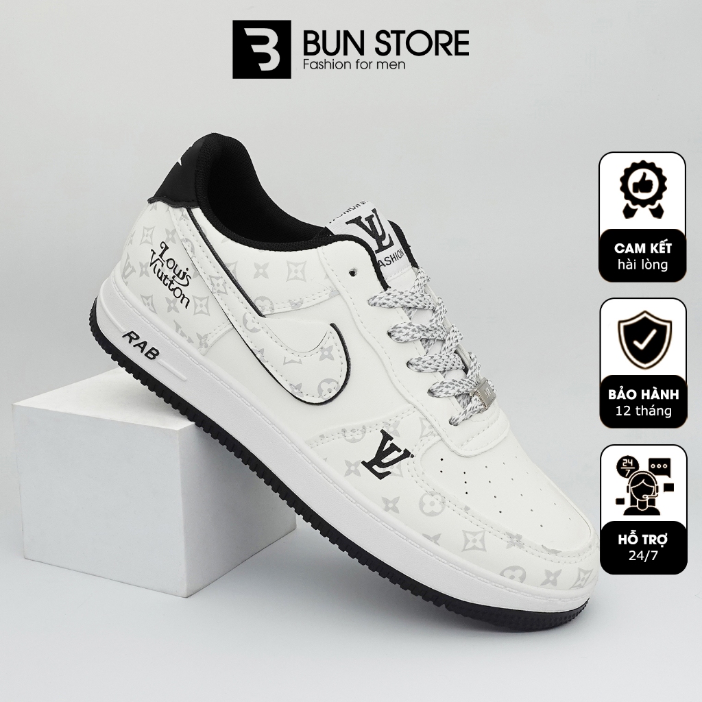 Giày Thể Thao Sneaker Nam Cao Cấp, Đế Cao Su Non, Lót Giày Mát xa Chân, Thoải Mái Vận Động - Bun Store G16