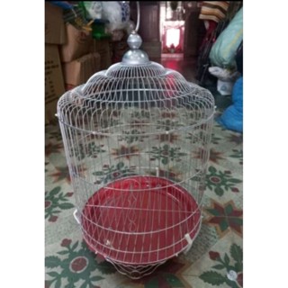 lồng sắt nuôi chim size to đường kính 40 cm tặng kèm đáy phân