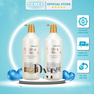 Cặp gội- biotin & collagen new torrlion phục hồi tóc hư tổn giúp tóc suôn mượt 1000ml