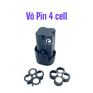 Vỏ mạch Pin 4 cell 16.8v li-on,giắc sạc dùng đóng pin máy khoan,bắn vít.