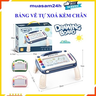  Bảng vẽ tự xoá thông minh có chân bàn - Đồ chơi bảng tự xóa phát triển tư duy 