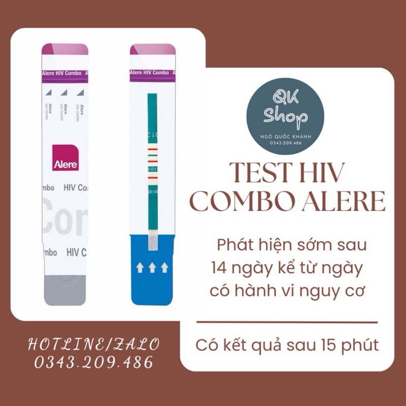 Bộ Test HIV phát hiện sớm sau 14 ngày