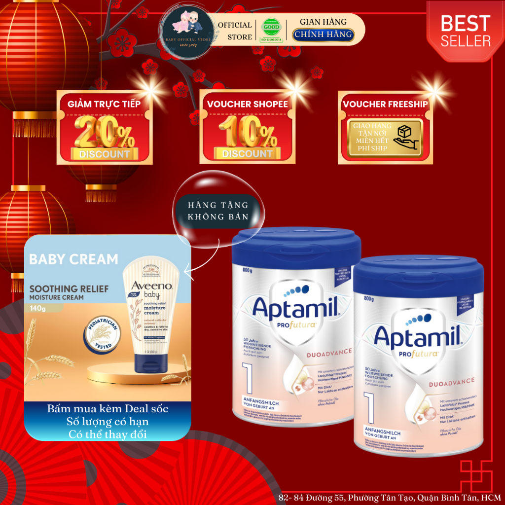 [Date 2025] Sữa Aptamil Profutura Đức số 1 (800g) Cho bé 0 - 6 tháng