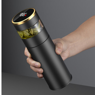  Bình giữ nhiệt hiển thị nhiệt độ bình pha trà 450ml có lọc trà Chất liệu Inox 316 cao cấp B26 - SONA STORE 