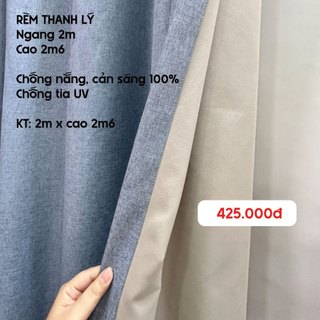 Rèm cửa thanh lý màn mẫu trưng bày showroom thanh lý thay mẫu giá cực tốt