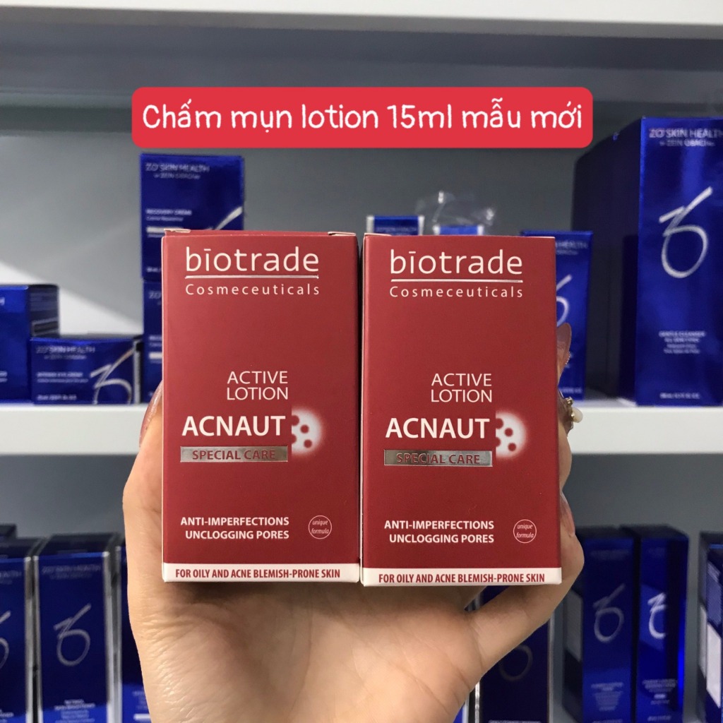 [MỚI RA MẮT SIZE LỚN15ml - GIÁ KHÔNG ĐỔI] Dung dịch chấm mụn hoạt tính Biotrade Acnaut Active Lotion - The Skincare Shop