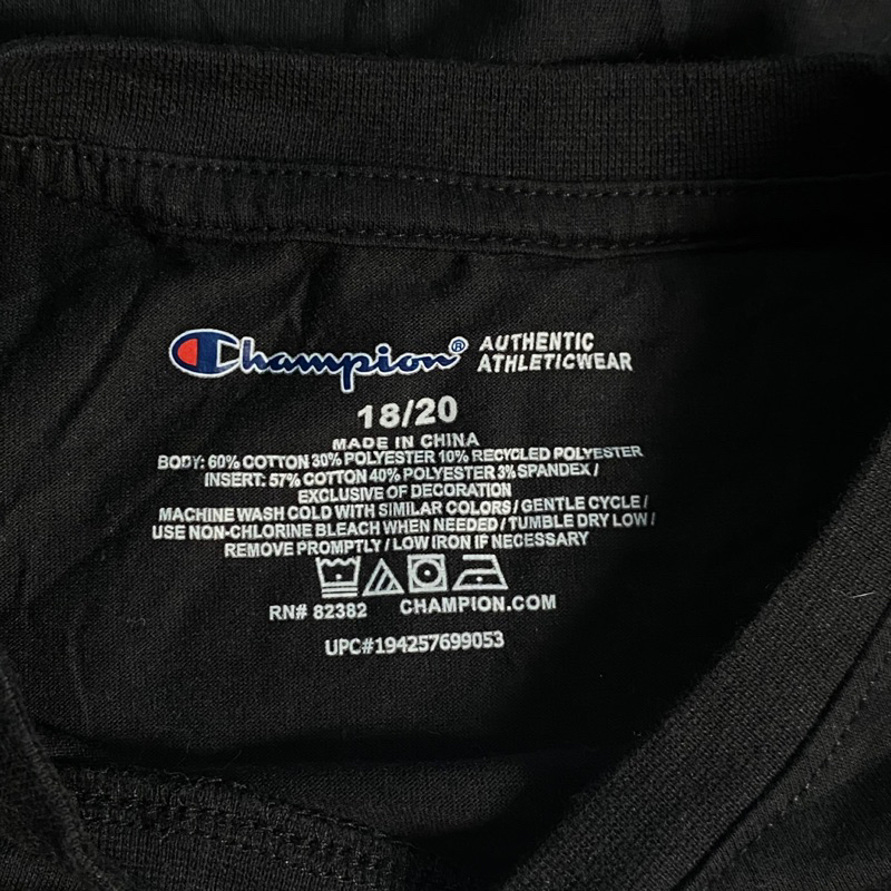 Áo Thun Mỹ 2hand Siêu Phẩm Hiệu CHAMPION Big Logo Size S Độ Mới Cao