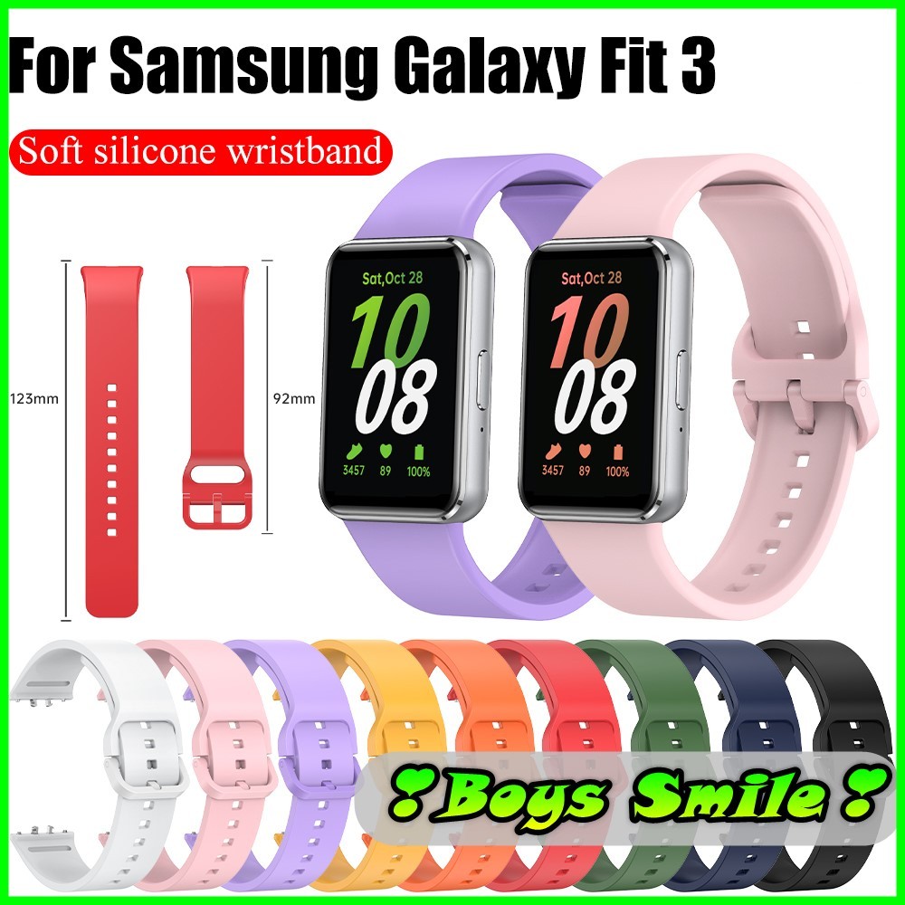 Dây Đeo Silicon Thể Thao Cho Samsung Galaxy Fit 3 / Fit3 khóa gài