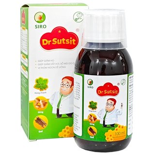 Siro Dr.sutsit - hỗ trợ giải cảm, giảm ho, giảm sổ mũi, hương vị thơm ngon dễ uống ( dạng lọ và túi)