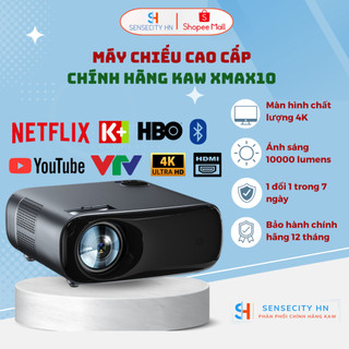 Máy Chiếu Cao Cấp Chất Lượng 4K Chính Hãng KAW XS1- Xem Phim, Giải Trí, Dạy Học - Hàng chính hãng bảo hành 1 đổi 1