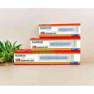 Đèn led kẹp thủy tinh 3 dãy bóng - 3 chế độ màu - led kẹp kk trang trí cho bể cá