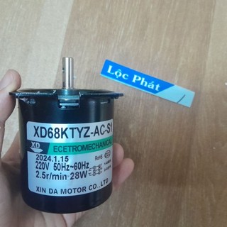 Motor Quay Chậm 220V 28W 2.5 vòng/phút - Động cơ đảo trứng có đảo chiều - Phụ kiện làm máy ấp trứng 1000 trứng MT28W