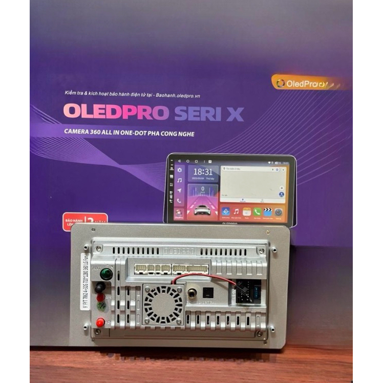 Màn Hình DVD Android Ô Tô OLEDPRO X4s Tích Hợp Camera 360 9 inch Ram 4-32 Chip 8 Nhân . Lắp Xe Ô Tô, Bh 18 Tháng