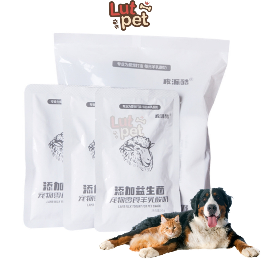Sữa chua cho chó mèo tăng cường miễn dịch, hỗ trợ tiêu hóa, giảm mùi hôi phân cho thú cưng - lutpet