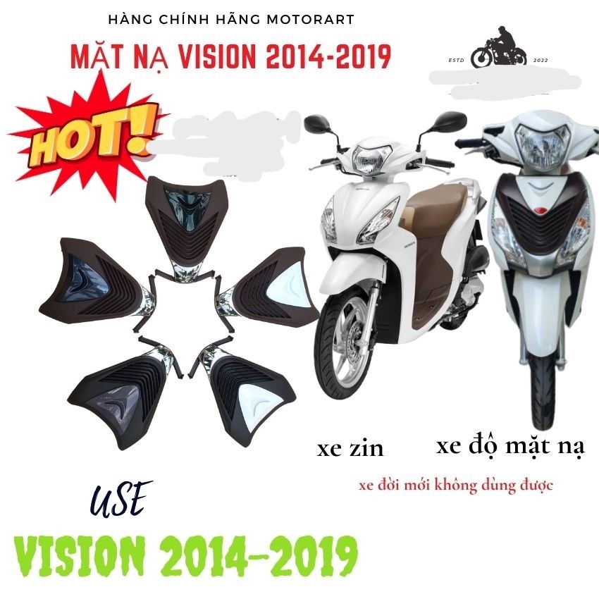 Mặt nạ vision 2014, 2015, 2016, 2017, 2018, 2019, 2020 ( các màu)