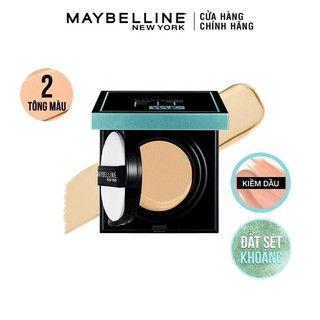 Phấn Nước Mỏng Nhẹ, Lâu Trôi Maybelline New York Fit Me Matte + Poreless Oil Control Cushion 14g Bản Trung